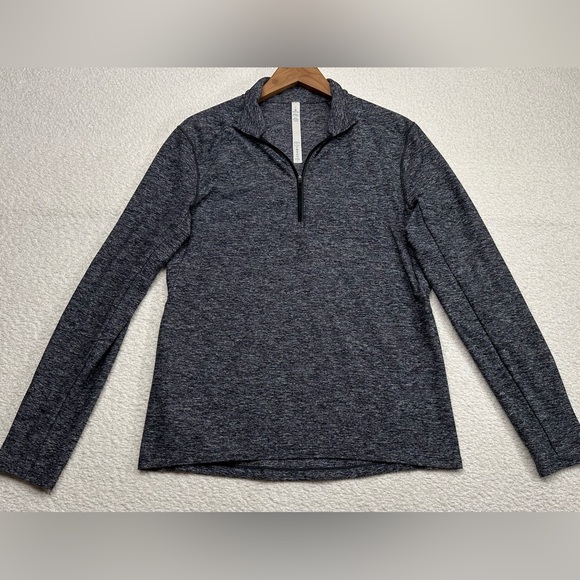 lululemon athletica Other - Lululemon Surge Warm 1/2 Zip Men’s Heathered Black Size Small Style # M3AN8S